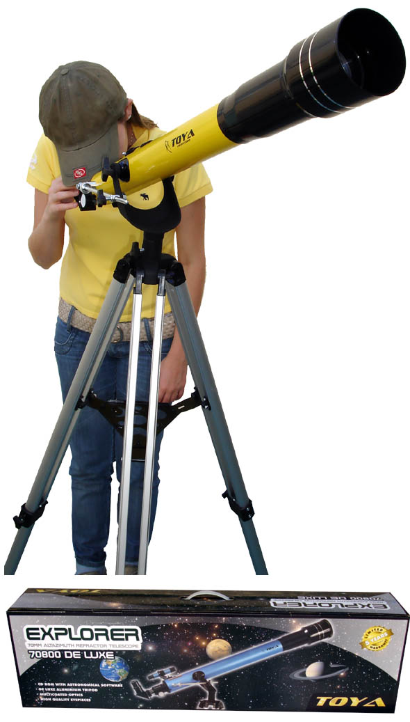 Telesc&oacute;pio 70mm Toya THB8-70M AZ2 Explorer 
Edi&ccedil;&atilde;o Especial 