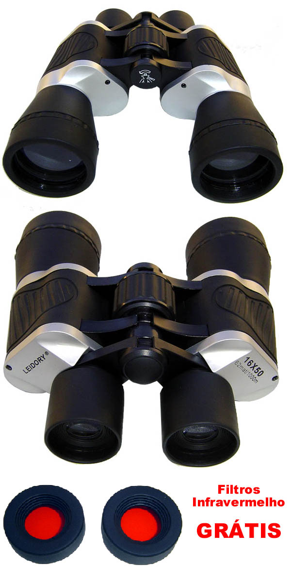 Bin�culo Leidory 16x50 com Filtro �ptico
