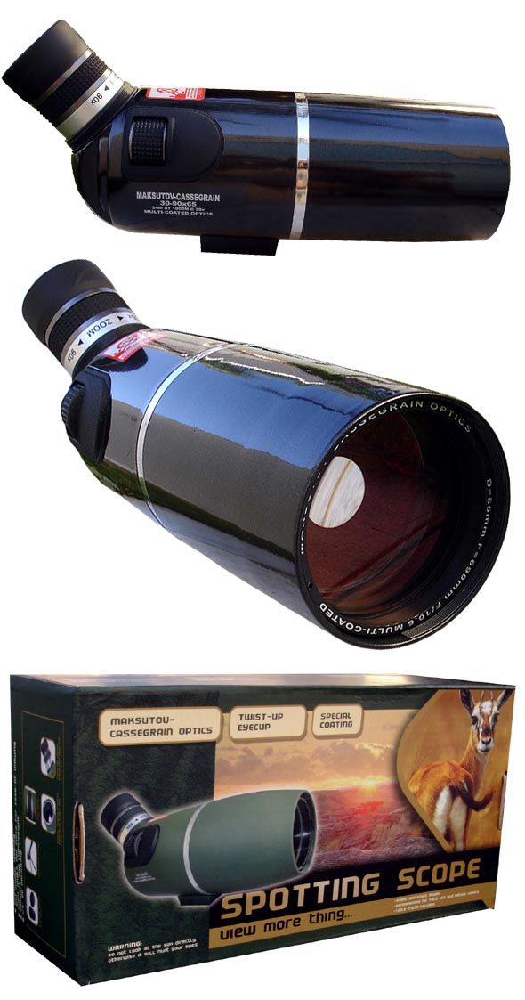 Luneta Maksutov Cassegrain 65mm Silstar 30-90x65